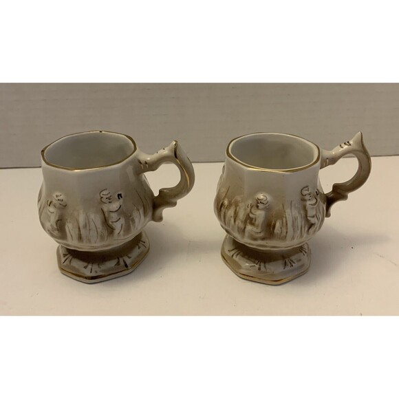 Style Tea-Coffee-chocolate  Vintage Porcelain Set Of 15 - Picture 13 of 16